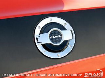 Drake Automotive Billet Satin Fuel Door Dodge Challenger